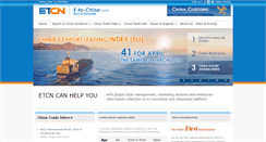 Desktop Screenshot of e-to-china.com