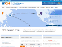 Tablet Screenshot of e-to-china.com